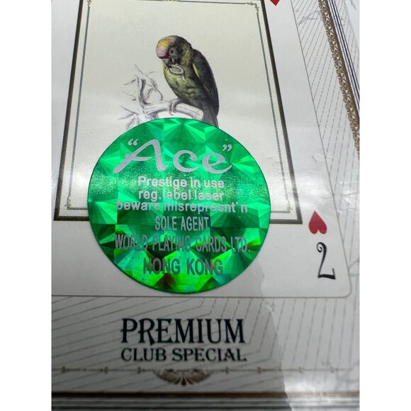 World Famous Arts Parrot World I & II Ace Quality Playing Cards 2 Sealed Decks - Picture 6 of 6